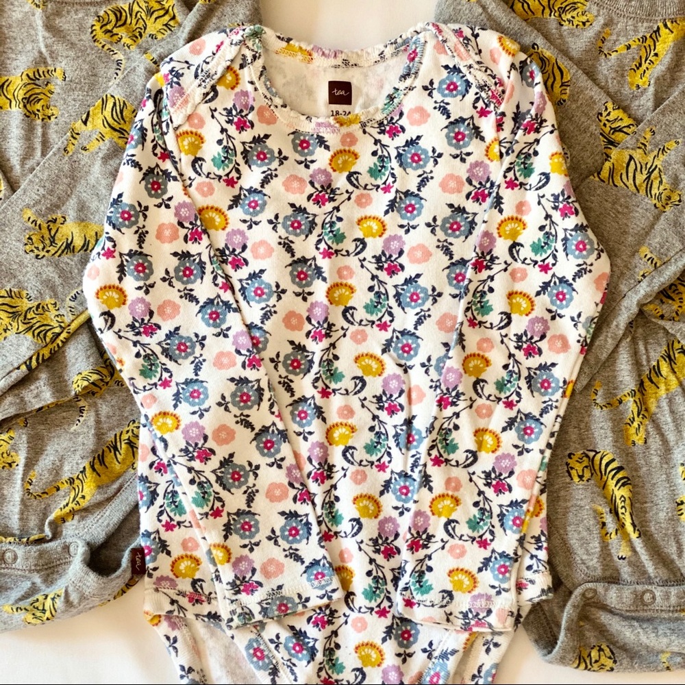 Tea Collection Bodysuit Onesie Bundle